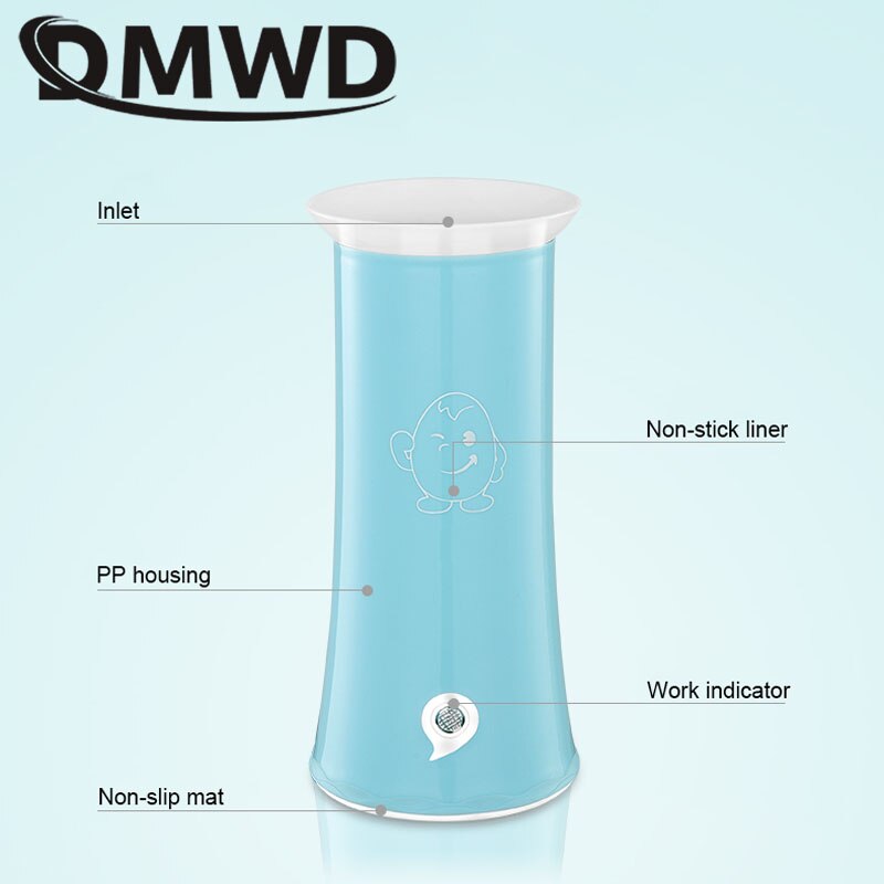 DMWD 220V Electric Egg Roll Maker Household DIY Automatic Rising Sausage Rolling Cooking Machine Breakfast Omelette Maker