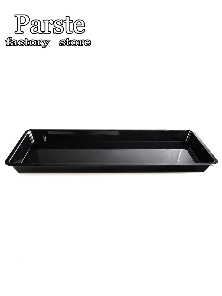 Supermarket Fresh Chicken Plate Black Pork Plate Cooked Food Area Beef Food Tray Thickened Cold Fresh Meat Display Plate Anti-Fa