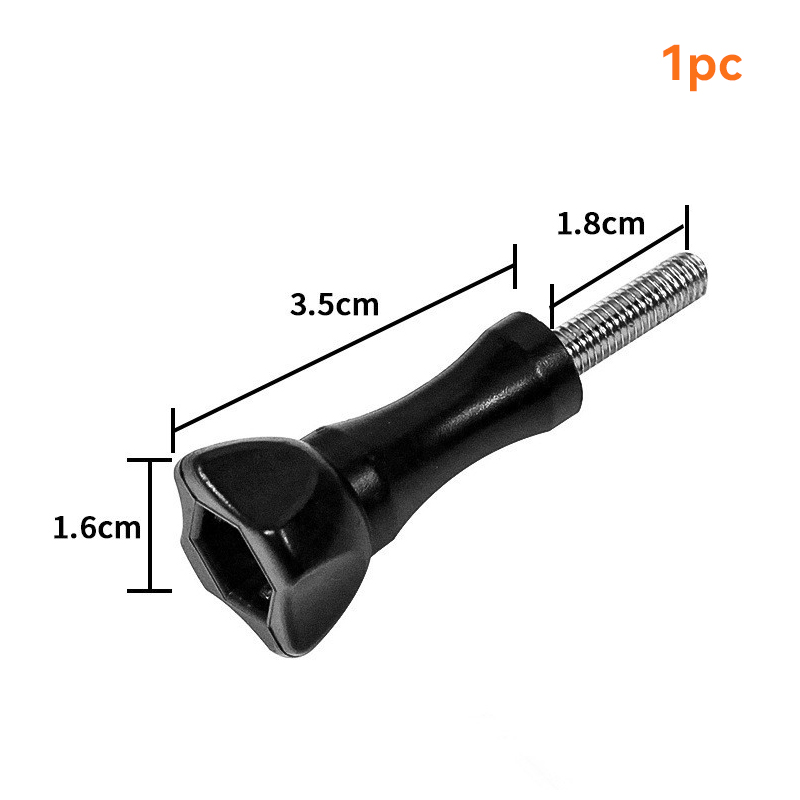 Tornillo largo para accesorios de montaje de Cámara de Acción para GoPro 13 12/11/10/9/8 Insta360 X4 DJI Action 5 Pro 3 4 Go Pro Accesorios: Color blanco
