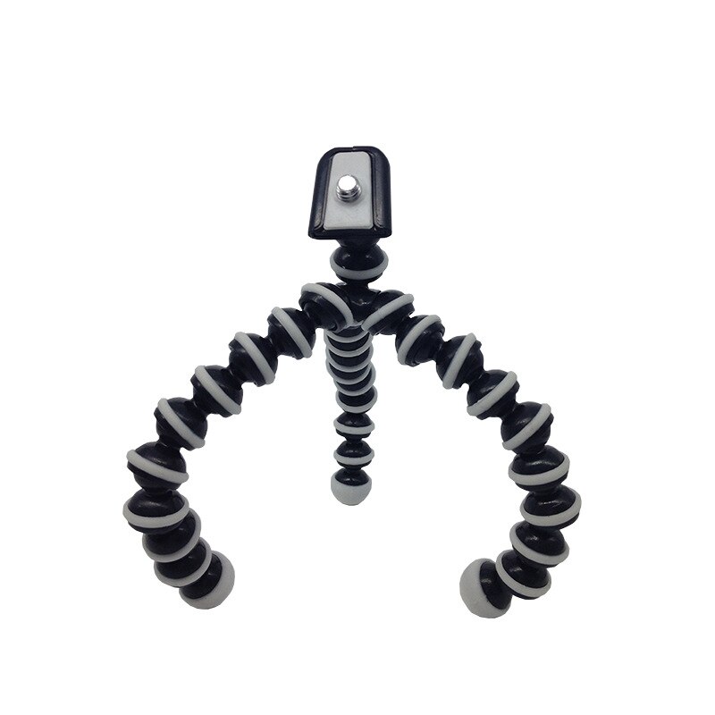 Mini Sizes Black Flexible Octopus With Clip Mini Size Tripods Stand Bracket Holder For Mobile Phone Camera Phone Clip