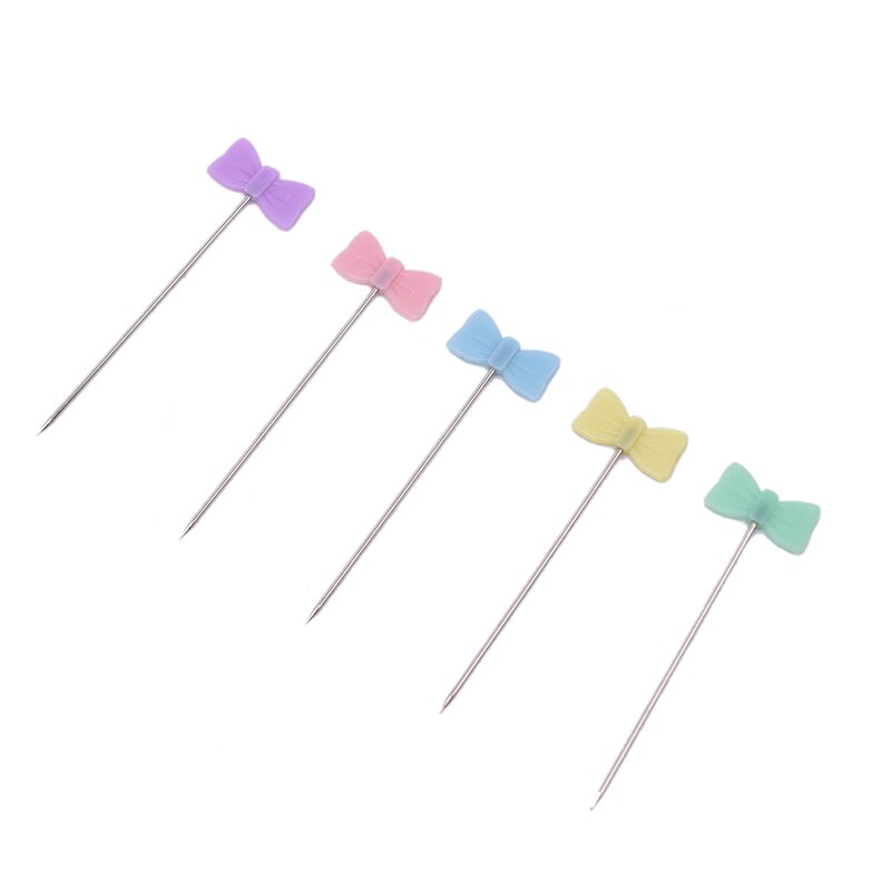 100Pcs/lot Sewing Accessories Patchwork Pin With Box DIY Button Head Pins DIY