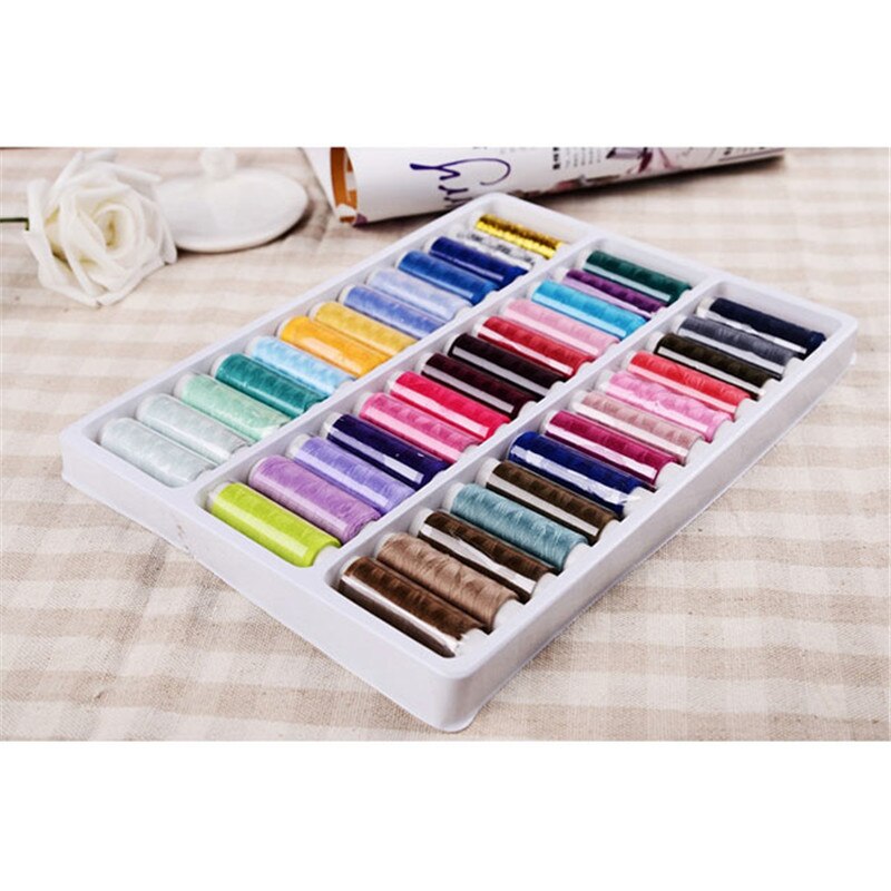 Polyester Mixed Colors All Purpose Sewing Threads Cones Set Sew thread for Hand Machines 39 Spools /set GI872488