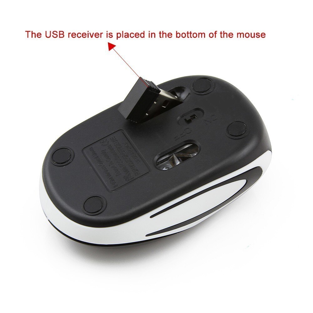 Optical Wireless Computer Mouse Mini Ergonomic USB Mice 1600 DPI Small Portable 3D Mause For Kids Child Cheap Purple Red