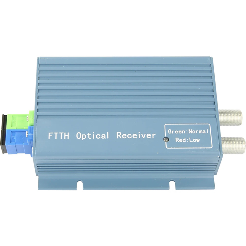 Ricevitore ottico ftth attivo ricevitore in fibra ottica wdm da fibra a rf, trasmissione rf catv+rete + uscita in fibra: Default Title