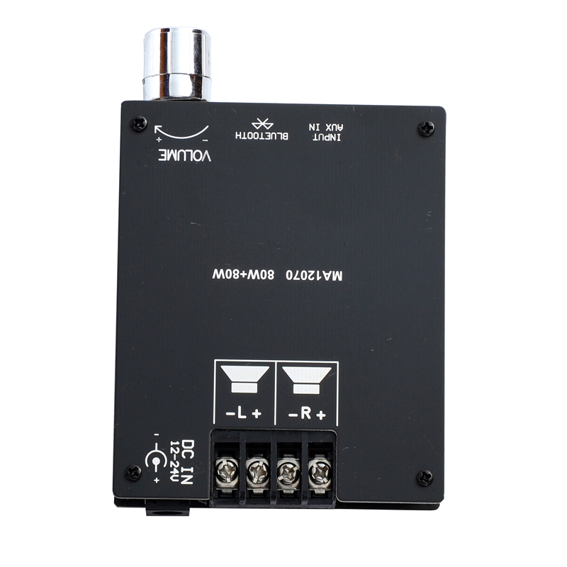 BAHOD MA12070 Audio Amplifier 80W+80W Bluetooth 5.0 Infineon Class D Digital Audio Power Amplifier AUX HiFi Stereo Amplifier