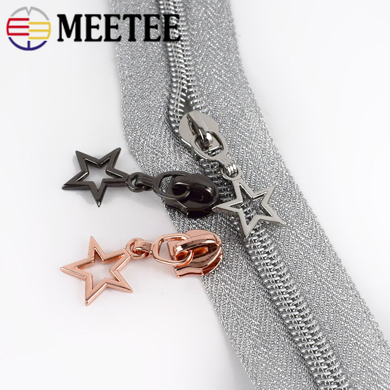 5 sztuk suwaki z zamkiem błyskawicznym dla 5 # nylonowy zamek torba kieszeń główna część suwaka zamek błyskawiczny zestawy naprawcze wymiana DIY akcesoria robić szycia