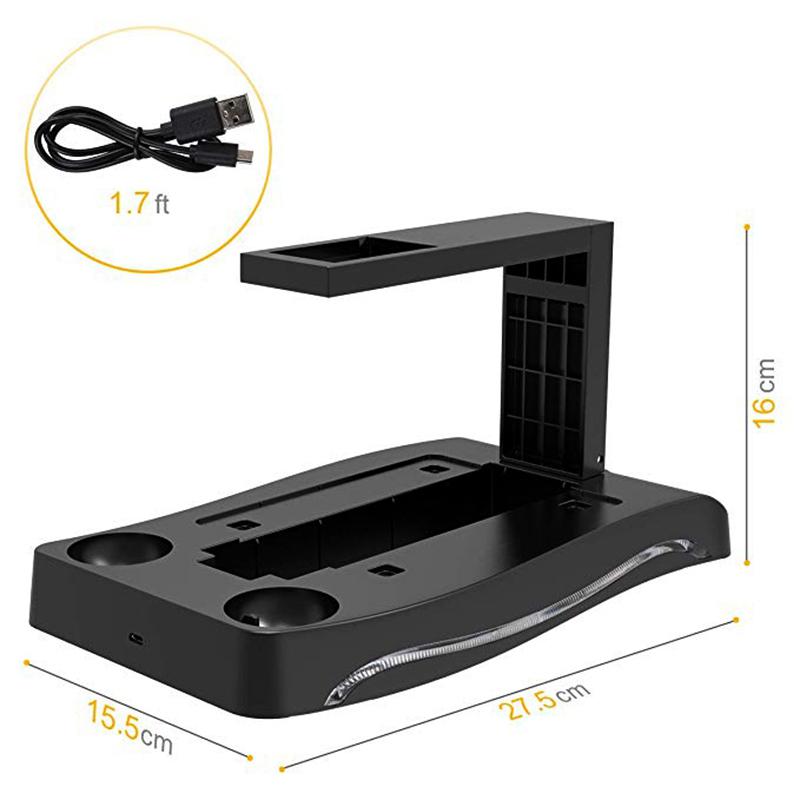 Voor Ps Move Vr Stand Tweede Generatie 4 In 1 Voor Ps Move Vr Opladen Opslag Stand Voor Ps Vr headset Voor Ps 4 Showcase Beugel