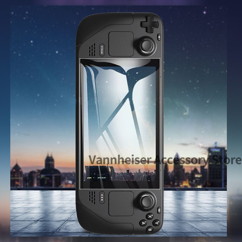 Screen Protector Tempered Glass for Valve Steam Deck Screen Protector Gehard Glas Voor Klep Stoom Deck Game Console 7 Inch Screen Protector Film Voor Stoom Dek Glas Accessoires Steam Deck Glass