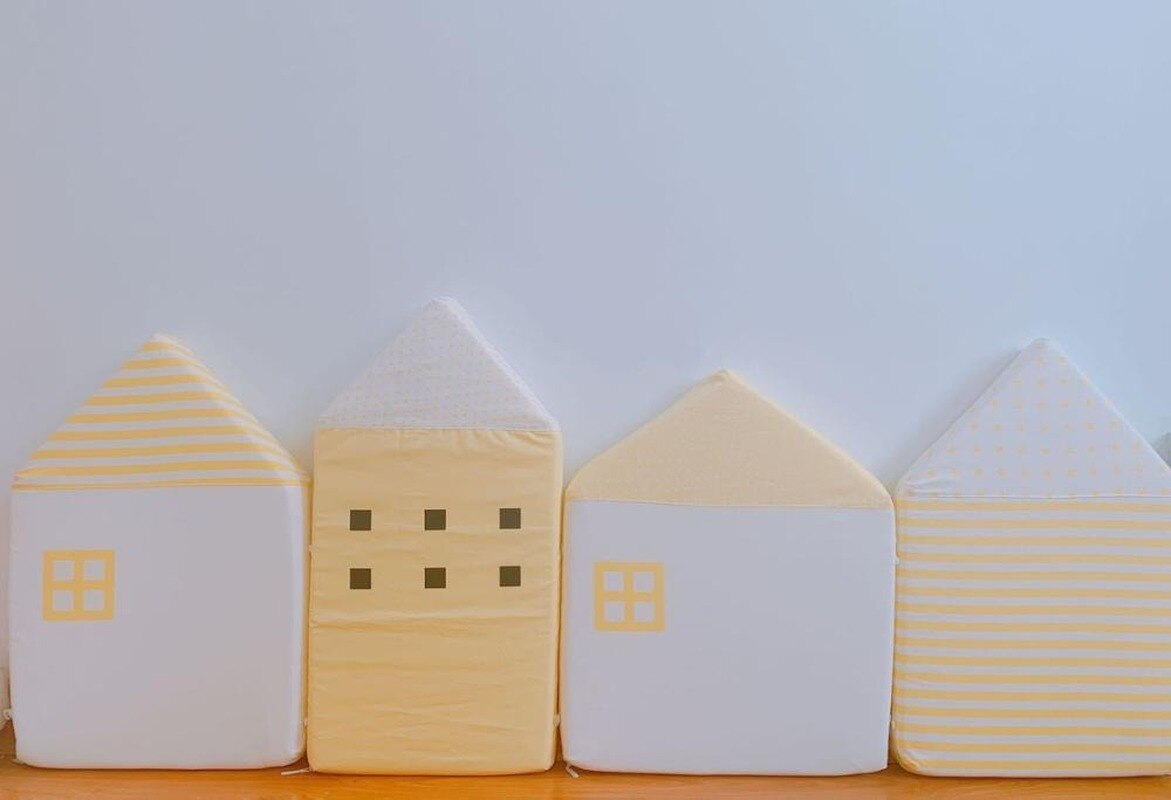 Clôture de lit de petite maison nordique, pare-choc de Protection pour berceau, garde-corps amovible et lavable, décoration de chambre d&#39;enfants: Style 5