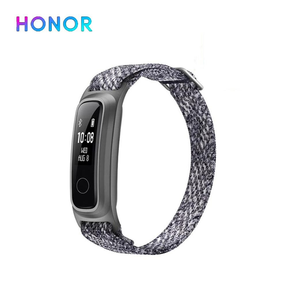 Huawei honor band 5 basketversion smart löpning original vägledningsdata sömnmonitor vattentät smart sportarmband: Grå