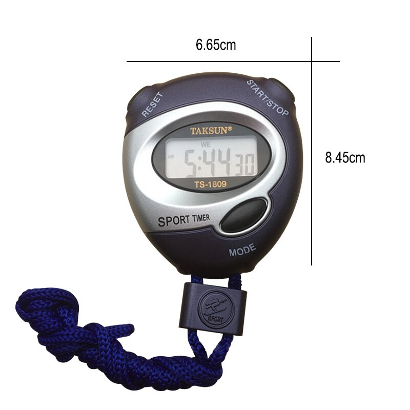 Electronic Digital Stopwatch Multifunctional Running Timer TS-1809 for Sport Swimming Competition Training Timer Cronômetro