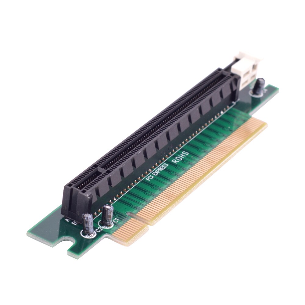 -90 ° Graden Pci-E Pci-Express 16X Haakse Extender Protector Riser Card Adapter
