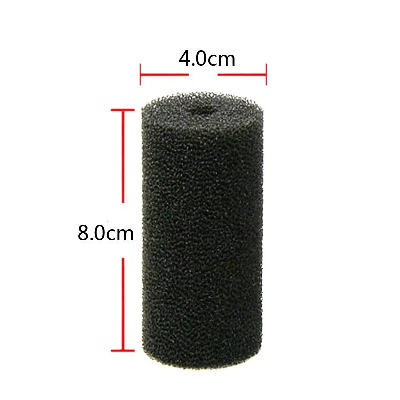 Cubierta protectora de filtro de esponja para acuario, reemplazo de espuma negra para pecera, camarón, tanque de entrada, estanque, accesorios para acuario, Color negro: L