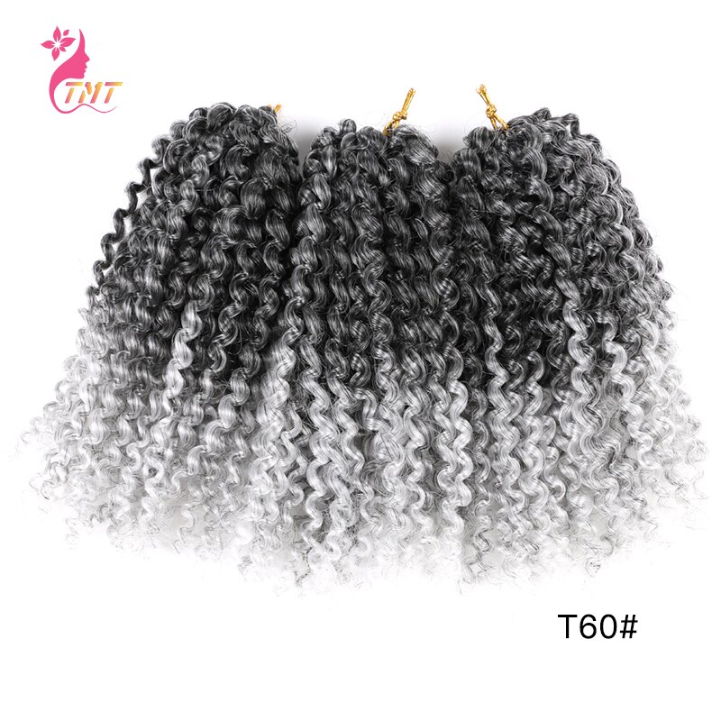 Marly Jerry Curl Jamaicaanse Bounce Gehaakte Vlechten Haar Ombre Synthetische Lente Twist Vlechten Haar Exrensions Voor Zwarte Vrouwen: T60