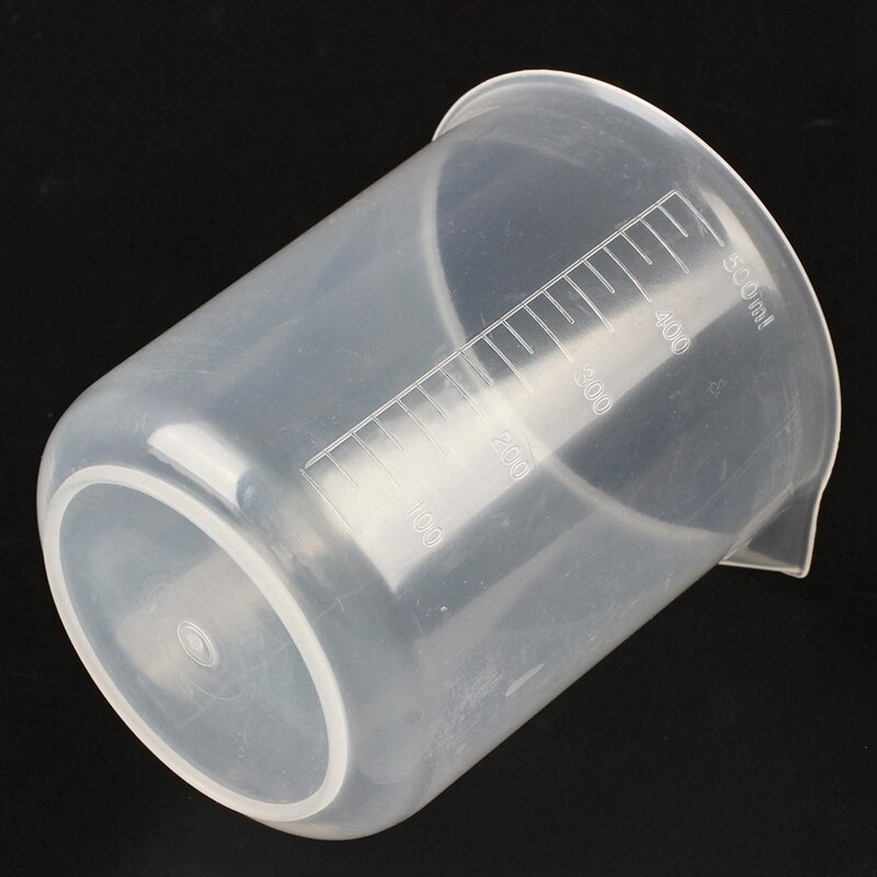 150 250 500 ml beaker of clear plastic 3 pcs. Measuring cup tool