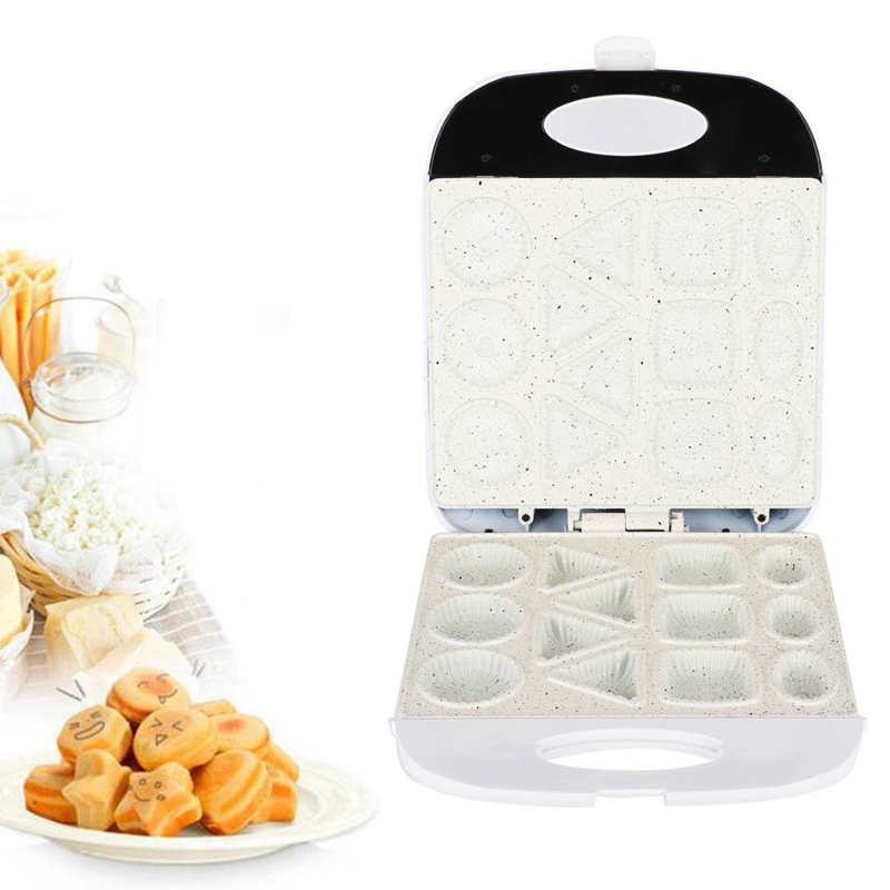 1400W Electric Cake Maker 13 Holes Automatic Cake Maker Toaster Baking Machine EU Plug 220-240V