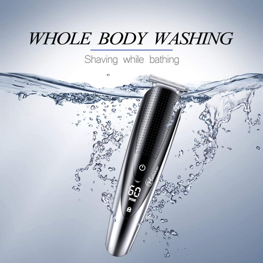 Juego de maquinilla para cortar cabello seco y mojado, cortador de barba, cortador de pelo, máquina de corte de pelo eléctrica recargable, 17 piezas