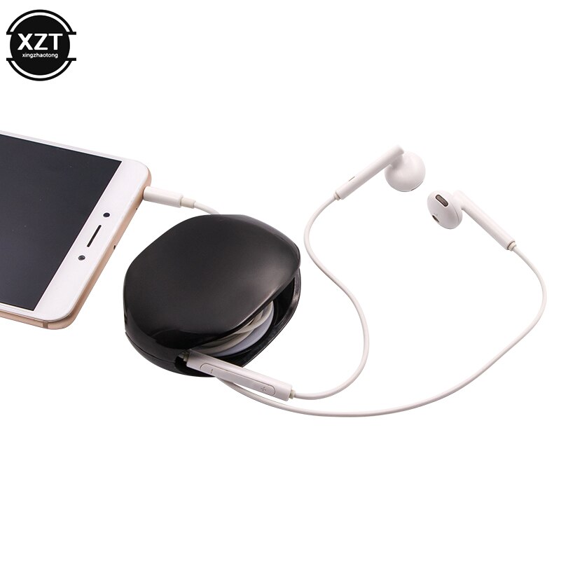 Automatisk kabel ledning ledning organisering spoleopptrekker smart stilig innpakning for øretelefon headset usb-lading datakabel beskytter oppruller