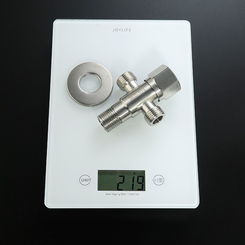 Dual 2 holes angle filling valve double connectors G1/2 Thread Triangle Valve