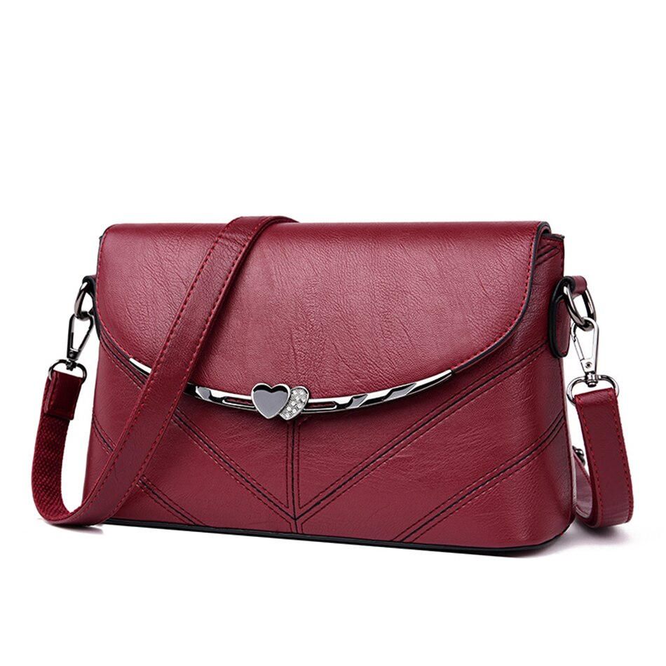 Casual Vrouwen Lederen Tas Luxe Handtassen Vrouwen Schouder Crossbody Tassen Voor Vrouwen Tas Portemonnees En Handtassen