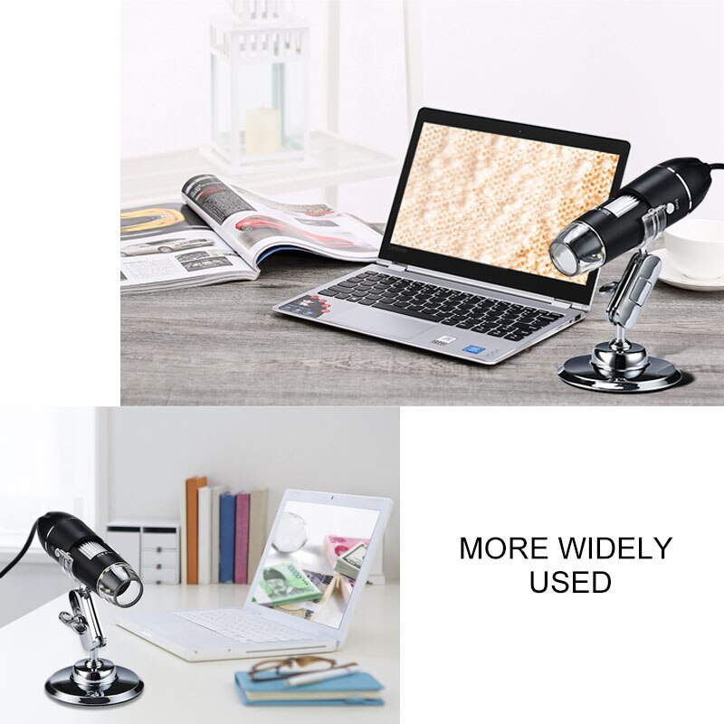 Portable HD 1600X 2MP Zoom Microscope 8 LED Micro USB Digital Handheld Magnifier Endoscope Camera