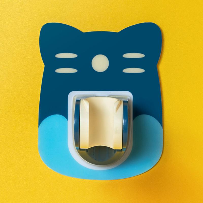 Cute Cartoon Shower Head Fixed Seat Frame Self-adhesive Wall Mounted Adjustable Suction Cup Nozzle Shower Bracket Mathroom Tools: 02