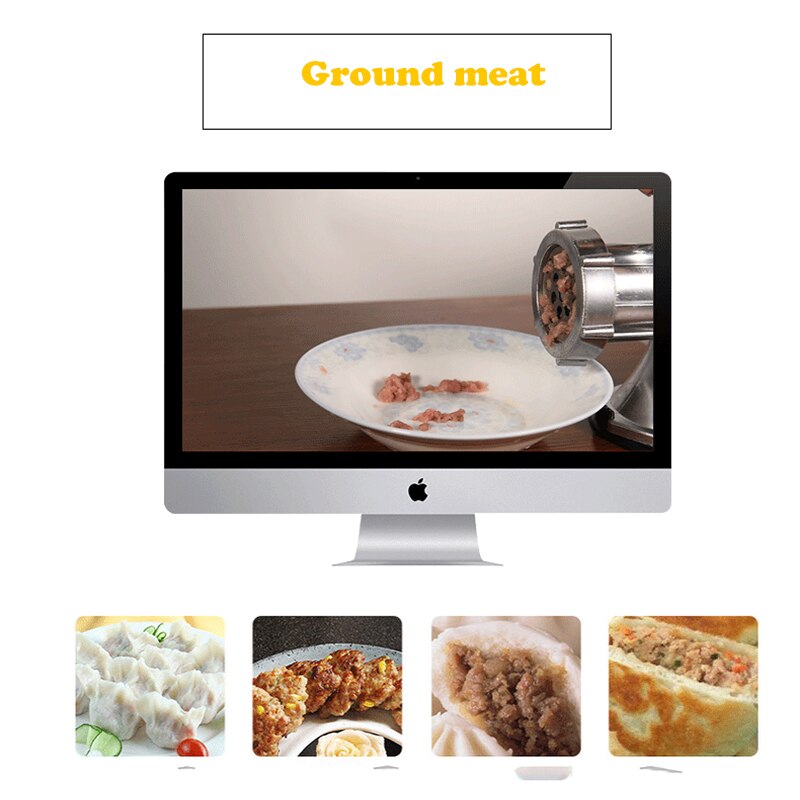 manual meat grinder and sausage maker stuffer stand mixer kitchenaid stainless steel mincer machine for home use