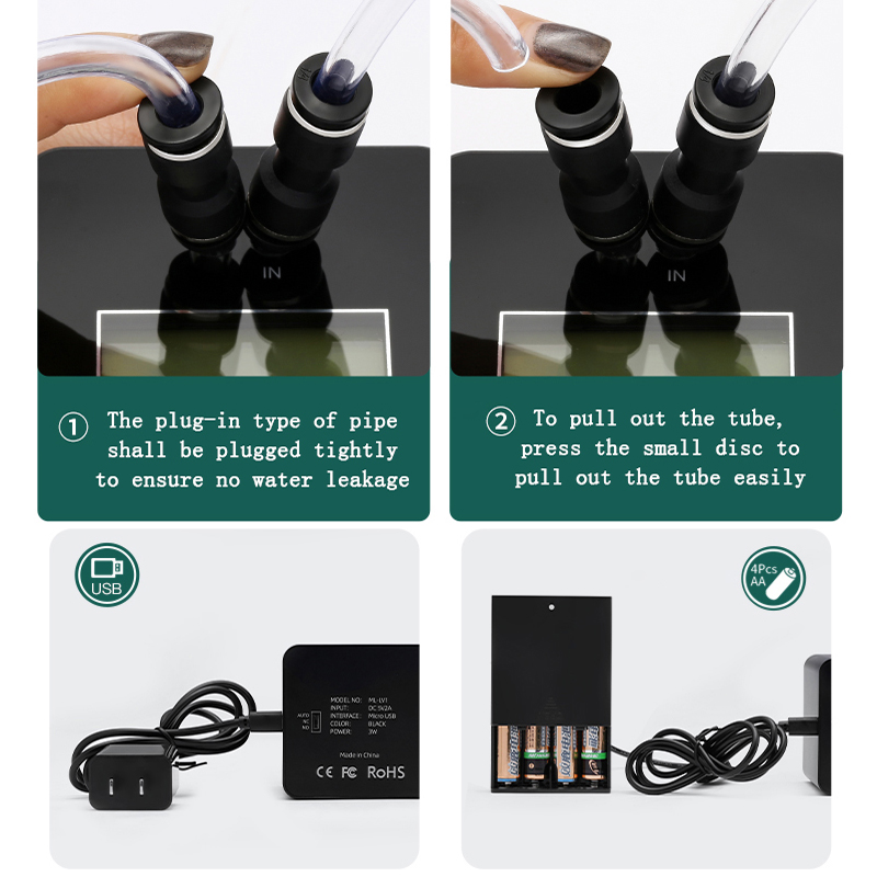 Automatic Water Pump Intelligent LED Watering Device Timer Irrigation System set Garden Dripper Potted drip Sprinkling