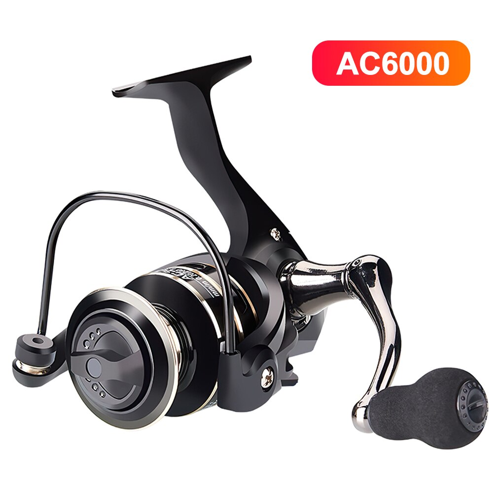 Spinnewiel Vissen Reel Snelheid Verhouding 5.2:1 Alle Metalen Rocker Spool U-Vormige Reel Seat Roterende Zee Hengel Tool Shimano: Zilver