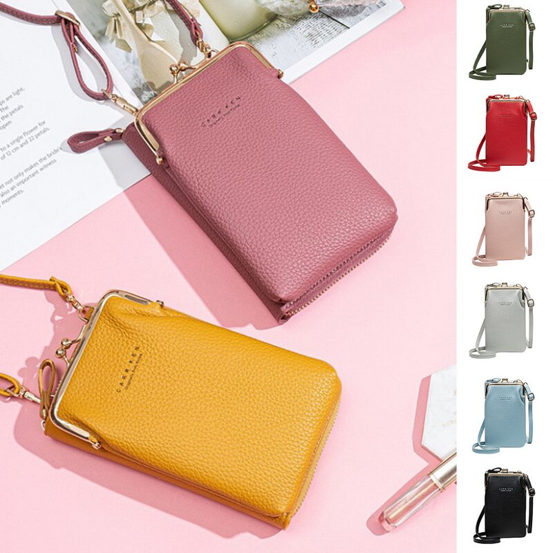 Dames crossbody tassen luxe handtassen schoudertas portemonnee tasje mobiele telefoon tas certificaat tas vierkante portemonnee bolso movil colgar