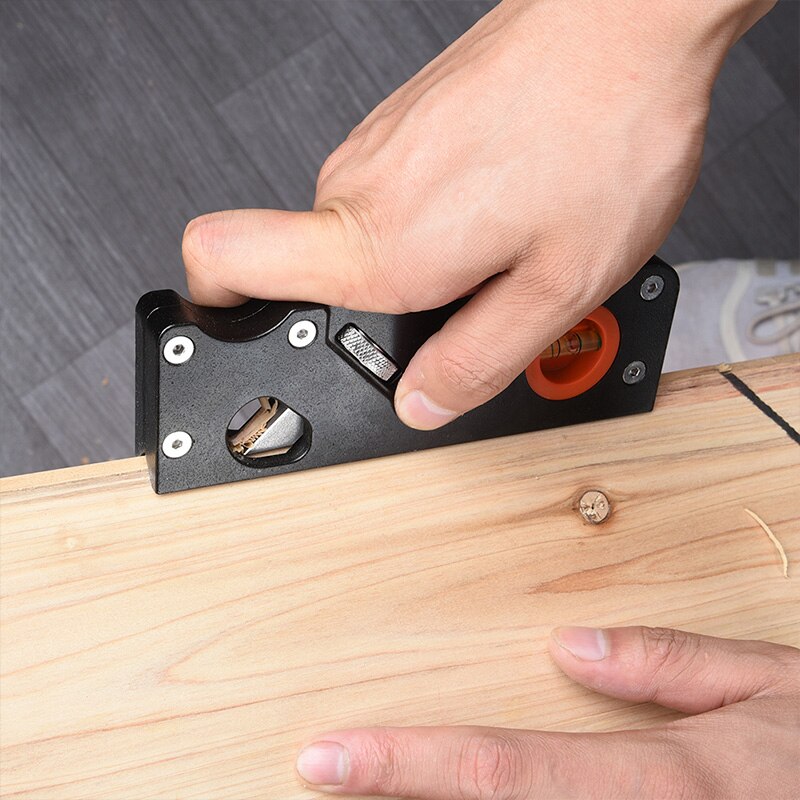 TRANVON Adjustable DIY Woodworking Manual Chamfer Planer Plane Bevel 45 Degrees Trimming Tool Planer