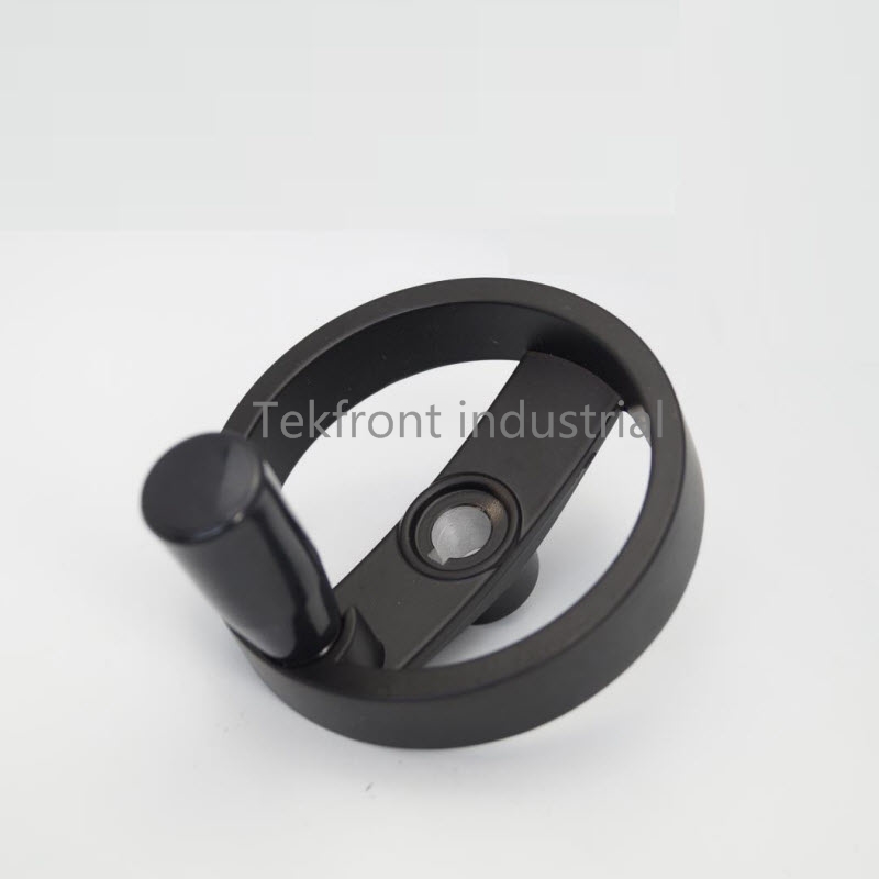 Nimoa Handwiel Zwart - 125 Mm Kunststof Handwiel Voor Frees- En Draaimachines