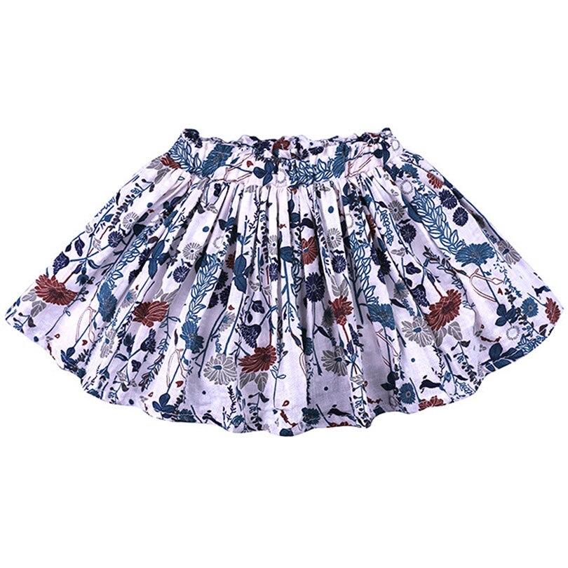 Baby Meisjes Kleding Baby Meisje Tutu Rok Schattige Kinderen Bloemen Rokken Zomer Kinderen Dansen Rok Casual Katoen rok: Beige / 24M