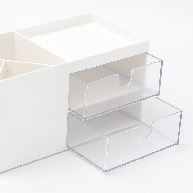 Multifunctional Pen Holder Organizer Cute Student Desktop Stationery Storage Box Office Drawer Pen Case