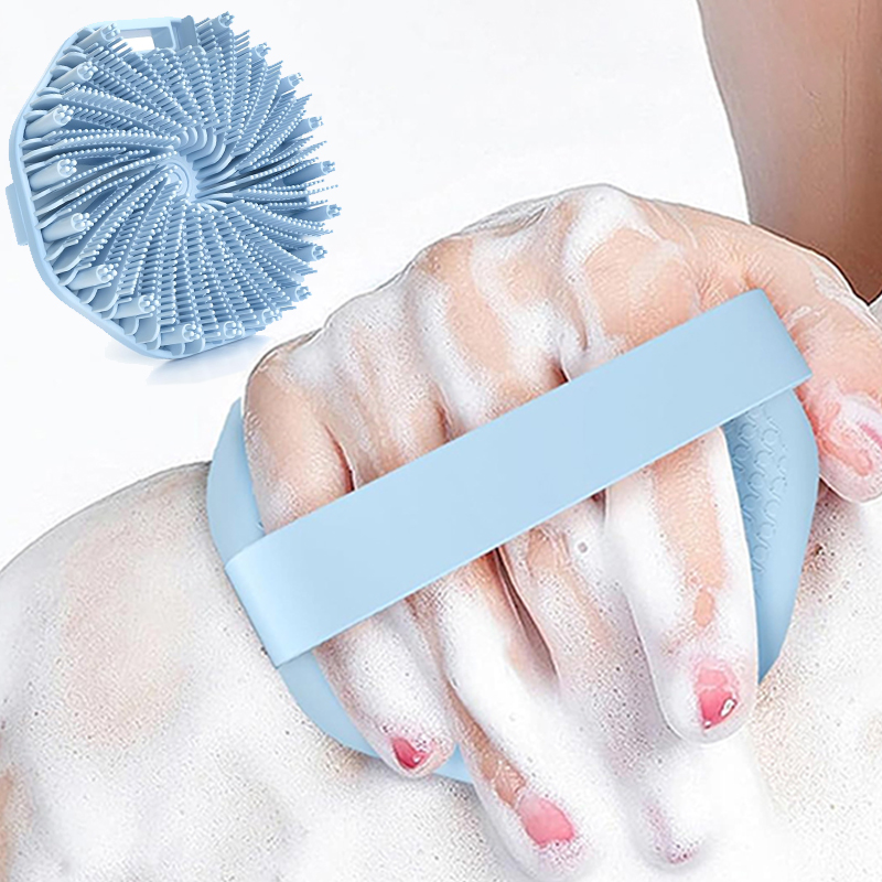 Siliconen Body Scrubber Exfoliërende Body Wash Scrubbers Exfoliator Douche Body Brush voor effectief douchen Peeling