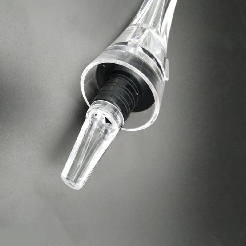 Portable Wine Decanter Red Wine Aerating Pourer Spout Decanter Wine Aerator Quick Aerating Pouring Tool Pump Red Wine Aerator