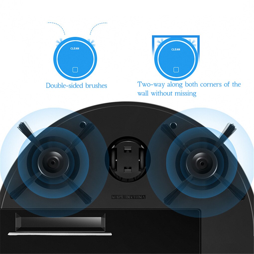 Home Automatic Floor Mopping Machine Sweeper Smart Vacuum Cleaning Robot Rechargeable Sweeping Robot