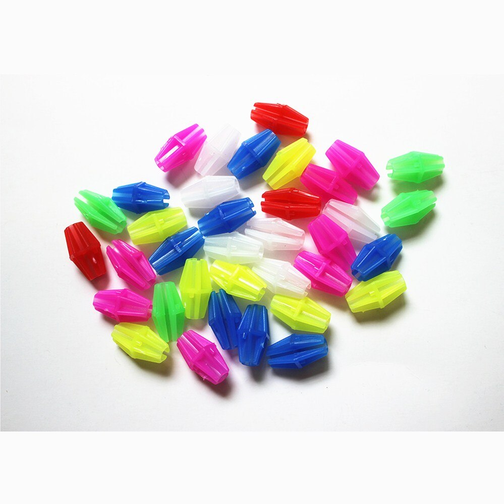36pcs/bag Bicycle Wheel Plastic Spoke Bead Children Kids Clip Colored Decoration For Bike Road Mountain Bicycle Random Color