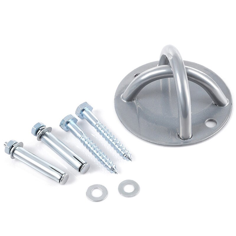 Ceiling Hanging Bracket Yoga Hanging Tension Band with Rope Installation Fixing Plate Wall Buckle