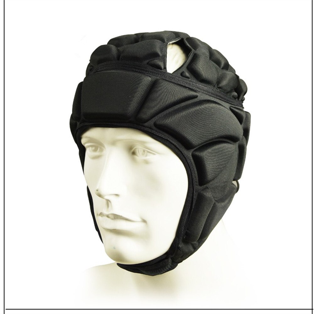 Men Women Profession Football Soccer Goalkeeper Helmet Sports Rugby Scrum Cap Head Guard Goalie Roller Hat Fiber Head Protector