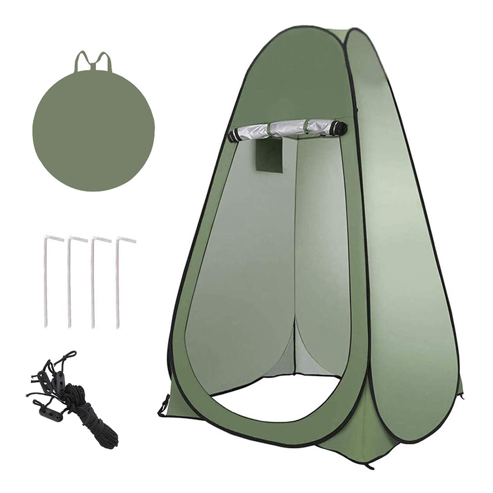 Privacy Pop Up Tent Shower Toilet Tent Portable Room Shelter Canopy Sunshade For One Person Dressing Camping Convenient Tent