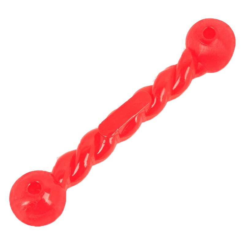 Tassunauha 1pc pehmeä kumi koiran lelu interaktiivinen koiran purulelu lemmikki poskipuikko hampaat puhdas pentu lemmikkieläinten koulutuslelut koirille 18cm pitkää: Punainen