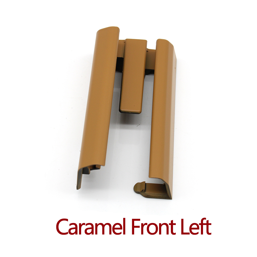 Interior Car Seat Sliding Track Rail Cover Replacement For BMW 5 Series G30 G31 G38: Caramel Front Left