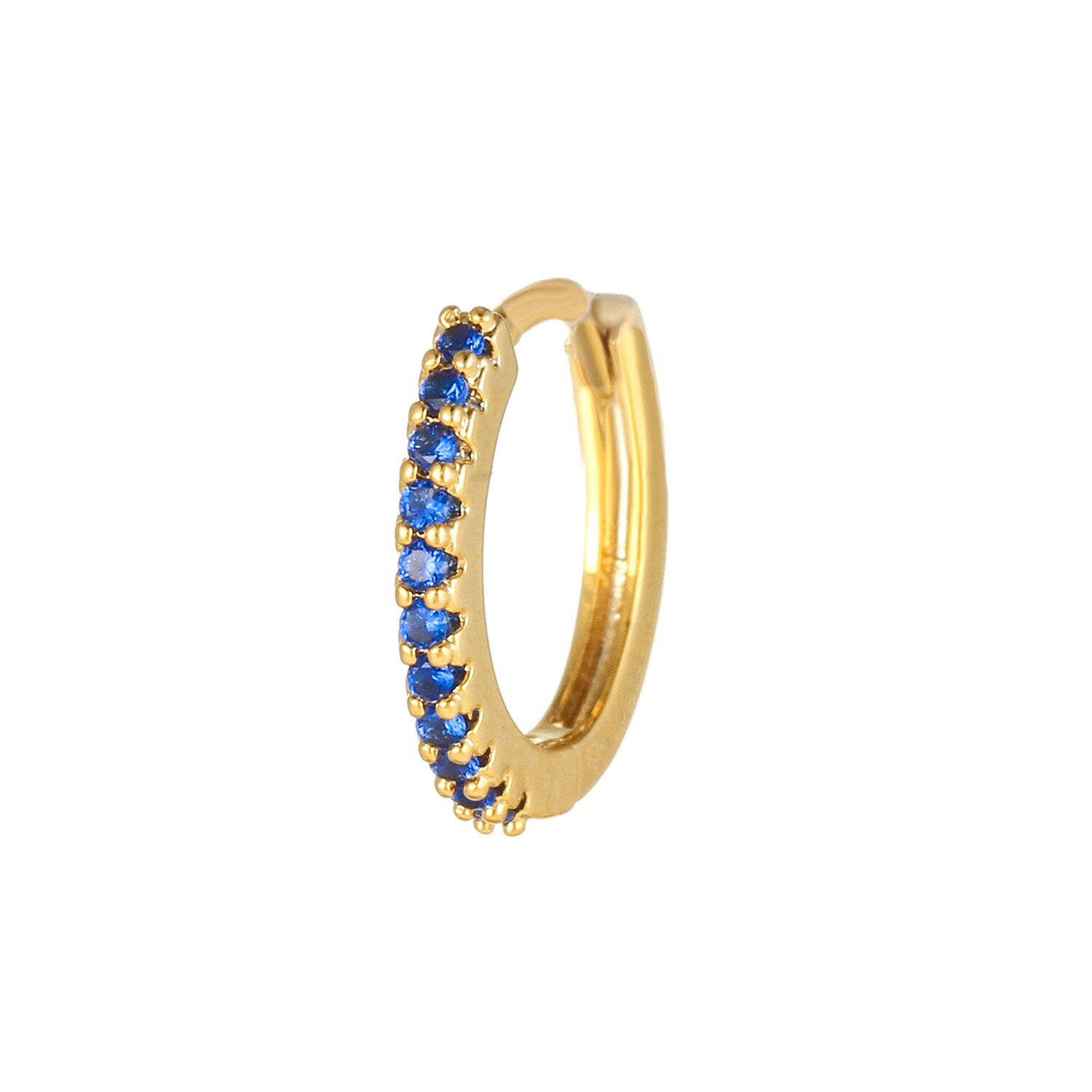 Pendientes de aro para Piercing de cartílago de oreja de acero inoxidable para mujer, aretes pequeños Huggie de mal de ojo, accesorio de joyería Punk para , 1 ud.: Color amarillo dorado claro