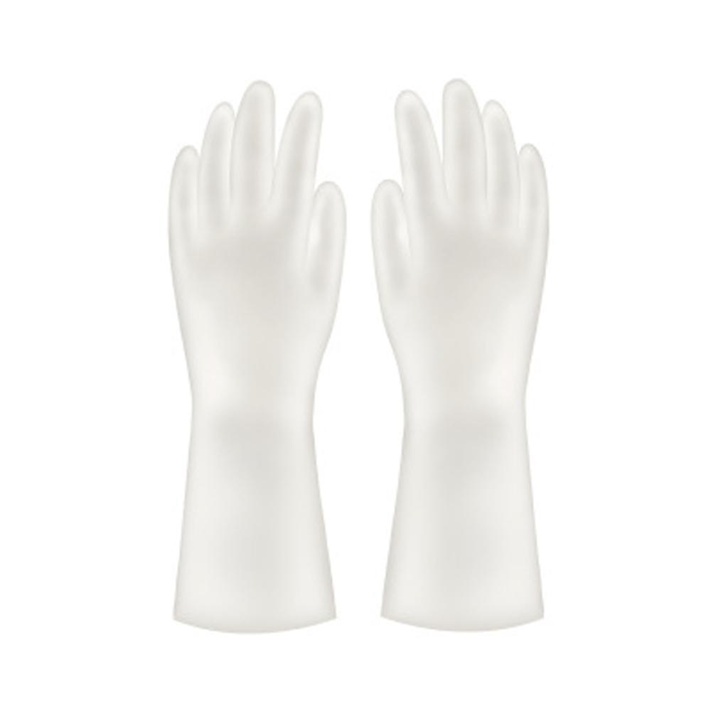 1 paar Wasserdichte Gummi Latex Geschirr Handschuhe Küche Dauerhafte Reinigung Hausarbeit Aufgaben Geschirr Werkzeuge Weibliche: L / Grün