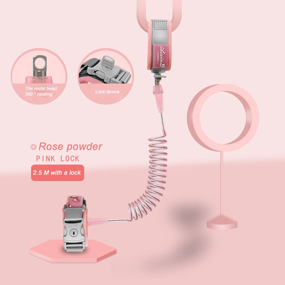Harnais de sécurité pour enfant, pour bébé, bande de corde de traction anti-perte, 360: B / 2,5m