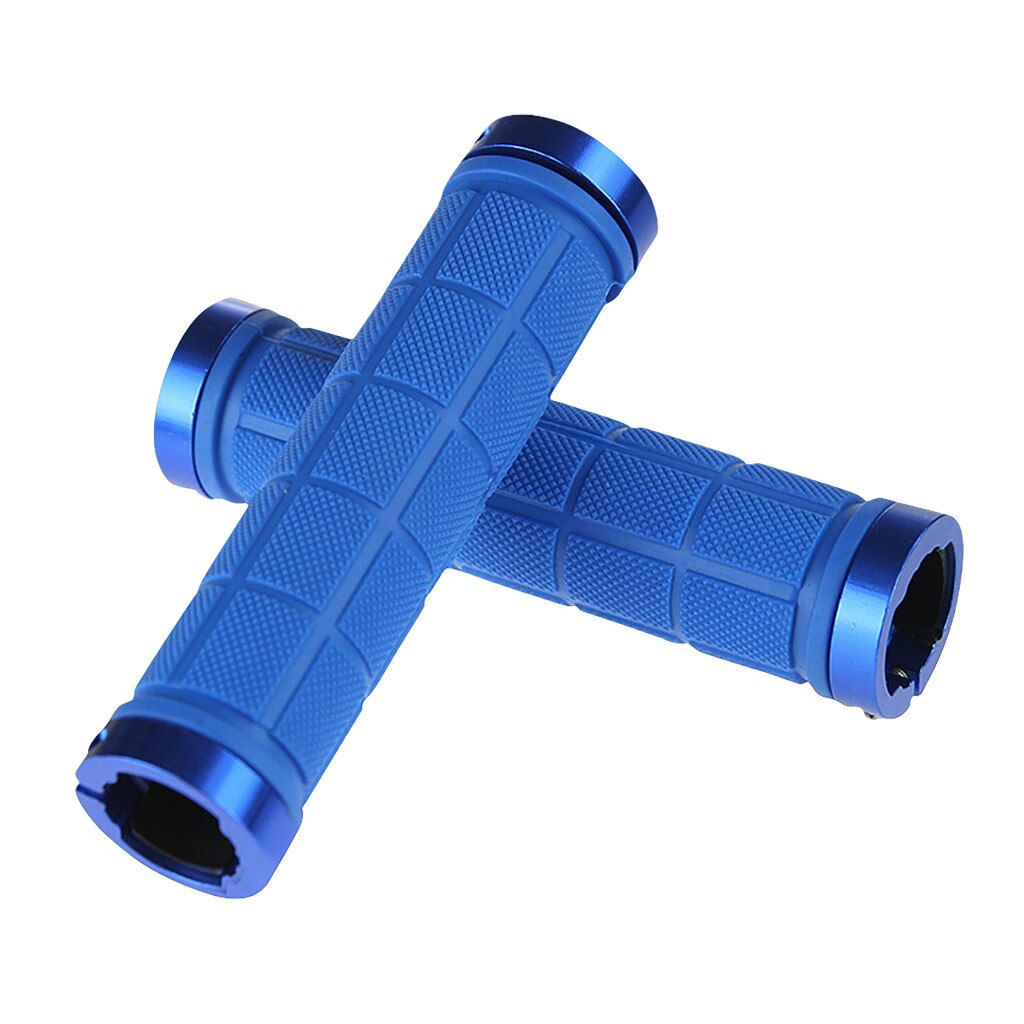 Gummi Fahrrad Lenker Griffe Abdeckung MTB Berg Fahrrad Griffe Anti-skid Fahrräder Bar Griffe Fixed Gear Fahrrad Lenker Teile #2: Navy Blau