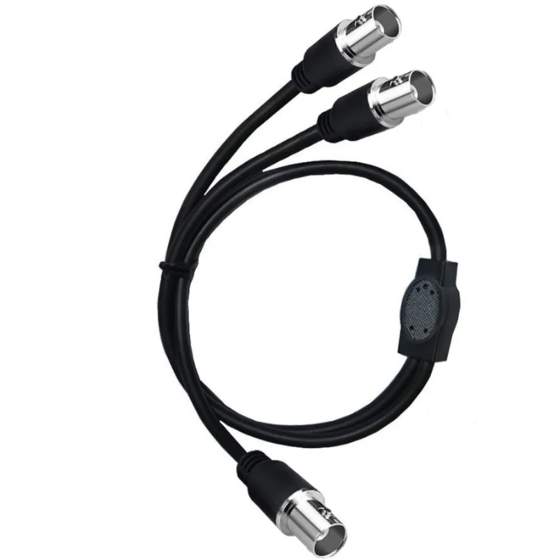 BNC Splitter Cable BNC to Dual BNC Connector Adapter Cable for Cameras and Video Equipment 0.5m