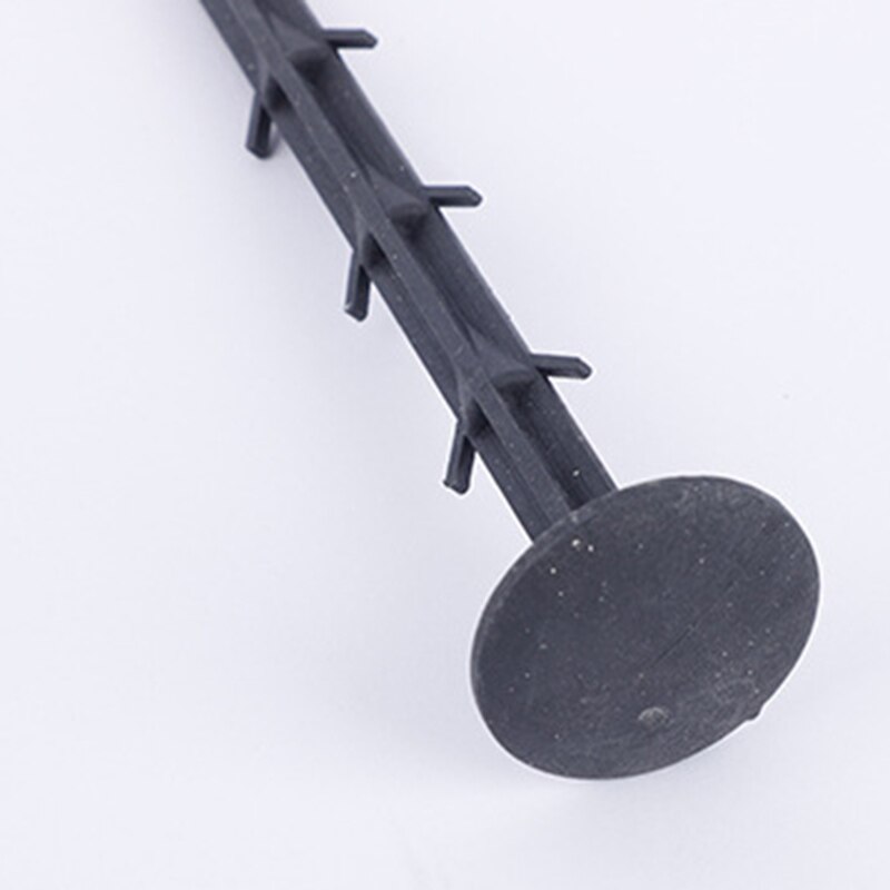 100 stuks spijkers van textiel, gronddoek, insectennetten, plastic spijkers met weerhaken, doe-het-zelf tuingadgets