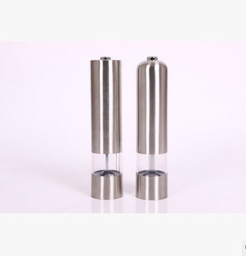 Kitchen Seasoning Grinding Tool Automatic Mills Automatic Electric Pepper Grinder Salt Mill With LED Light Free